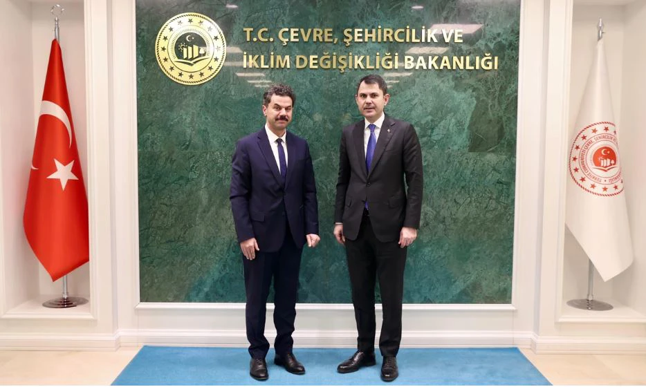 Rector Yılmaz, visited Minister Murat Kurum